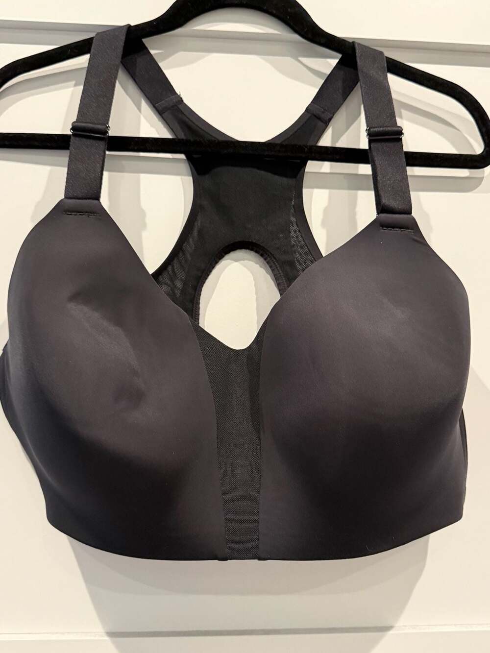 Nike Rival High Support Dri-FIT Sports Bra Black Size US 38E